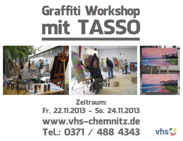 Graffiti Workshop mit TASSO