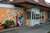 McDonalds-Graffiti, Meerane-Deutschland 2007